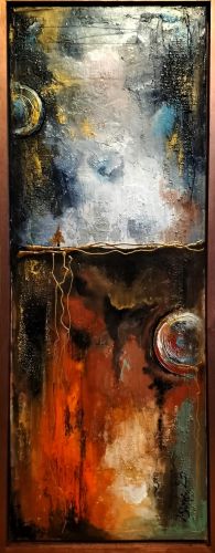 Dorota Komborska-Szewczyk. Obraz. Akryl na płótnie. 30/70.