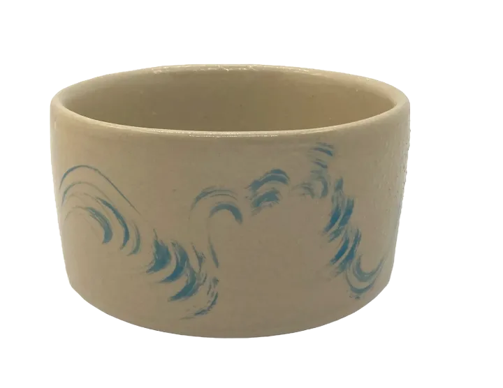Miska ceramiczna, japońskie wzornictwo, motyw rzeczny, fale
