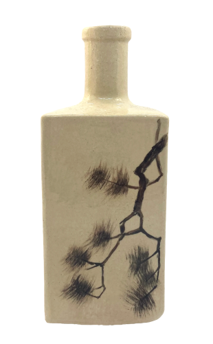 Wazon / butelka - japońskie wzornictwo - motyw sosny