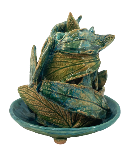 Kadzielnik - zestaw czteroelementowy - liście kaliny sztywnolistnej