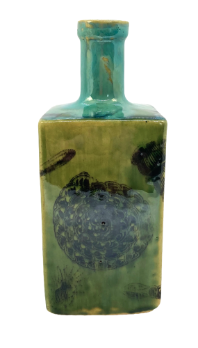 Wazon / butelka prostokątna - Talamophora- Ernst Haeckel