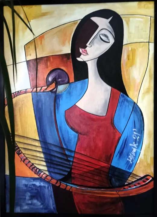 Dorota Komborska-Szewczyk. Obraz. Akryl na płótnie. 50/70