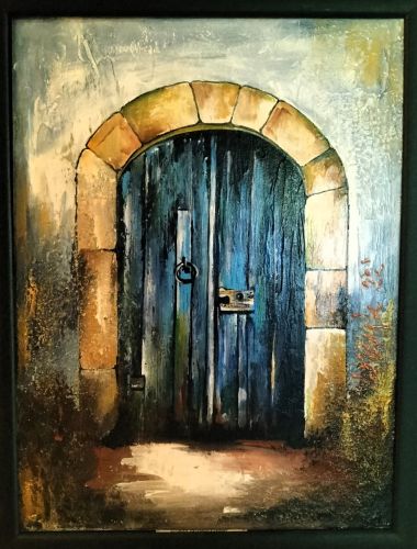 Dorota Komborska-Szewczyk. Obraz. Akryl na płótnie. 30/40