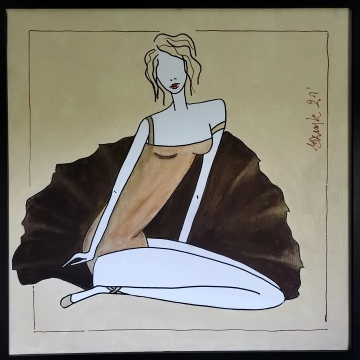 Dorota Komborska-Szewczyk. Obraz. Akryl na płótnie. 50/50