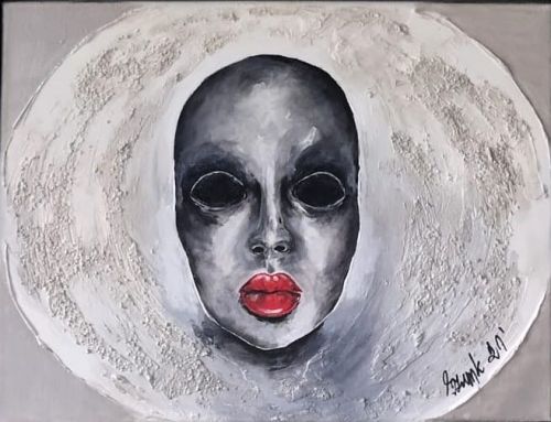 Dorota Komborska-Szewczyk. Obraz. Akryl na płótnie. 30/40