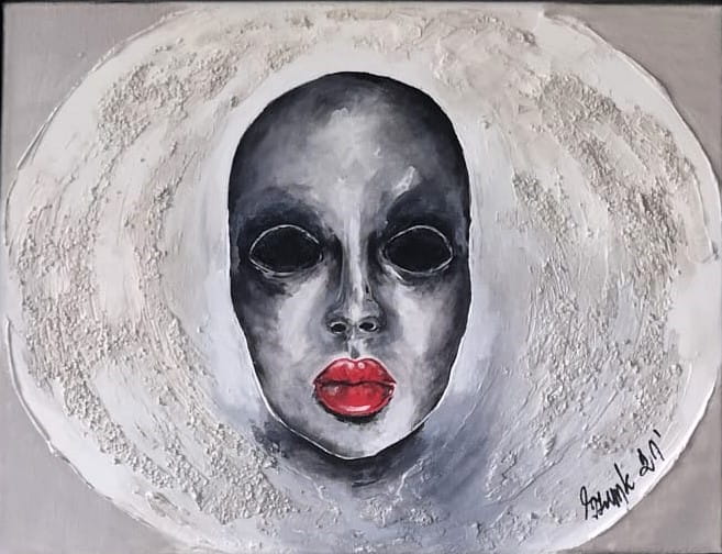 Dorota Komborska-Szewczyk. Obraz. Akryl na płótnie. 30/40