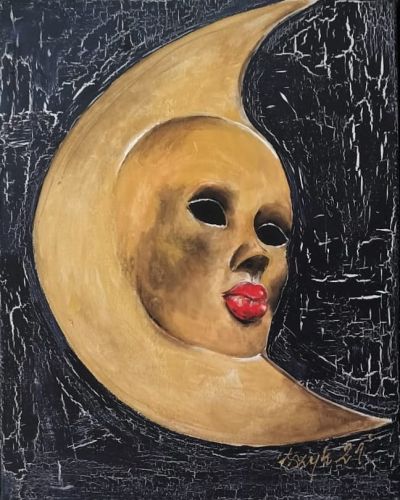 Dorota Komborska-Szewczyk. Obraz. Akryl na płótnie. 40/50