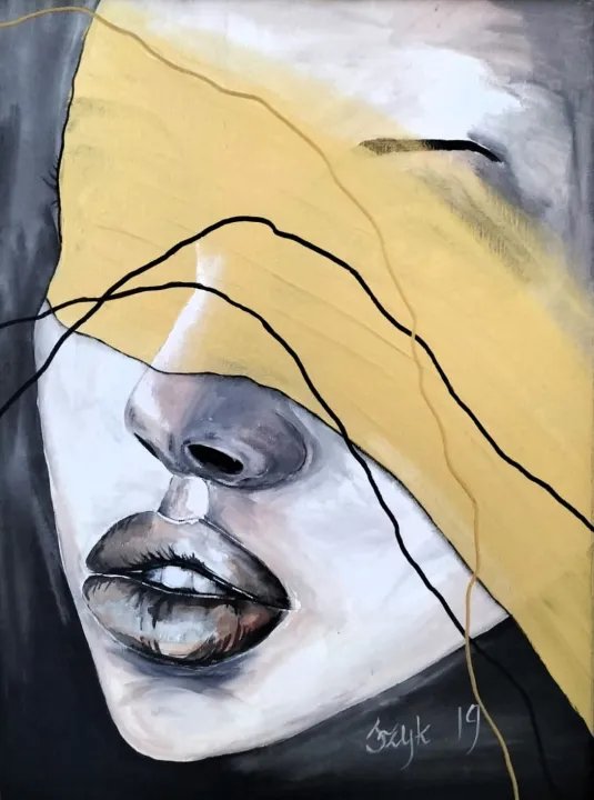 Dorota Komborska-Szewczyk. Obraz. Akryl na płótnie. 30/40