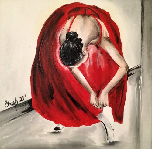 Dorota Komborska-Szewczyk. Obraz. Akryl na płótnie. 30/30