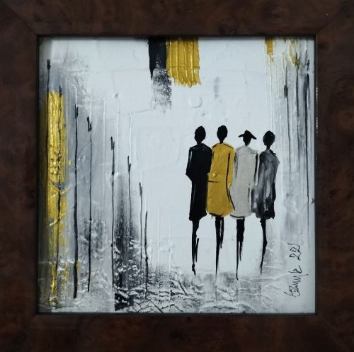 Dorota Komborska-Szewczyk. Obraz. Akryl na desce. 15/15