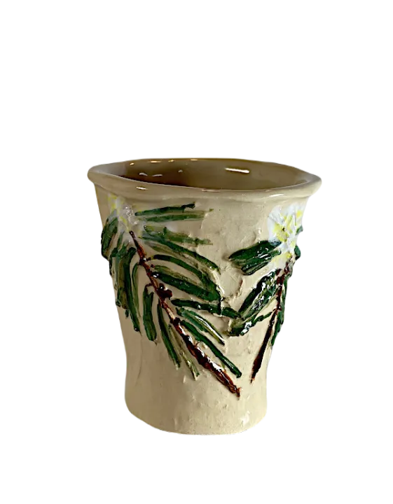 Mokradłowy kubek -125 ml - bagno zwyczajne - ręcznie malowany