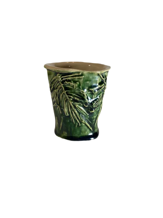 Mokradłowy kubek -125 ml - bagno zwyczajne - butelkowa zieleń